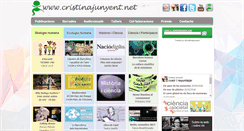 Desktop Screenshot of cristinajunyent.net